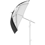 Manfrotto LL LU3223F - parasolka z wymiennymi czaszami, czarna, srebrna, biała, 72cm